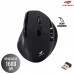 Mouse sem Fio 1600Dpi Ergonômico M-W120BK C3 Tech - Preto 